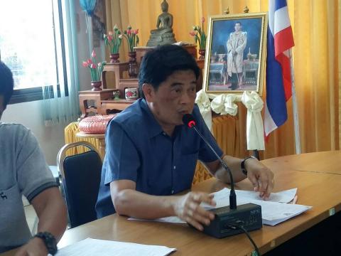 ประชุมยกร่างข้อบัญญัติบ่อดักไขมัน