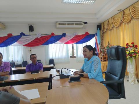 ประธานการจัดการประชุมคณะกรรมการจัดการบริหารน้ำด้วยพลังงานไฟฟ้า บ้านหนองงิ้ว หมู่ที่ 13 พร้อมคณะกรรมการจัดการบริหารน้ำ ณ ห้องประชุมชั้น 2 องค์การบริหารส่วนตำบลนางรอง อำเภอนางรอง จังหวัดบุรีรัมย์