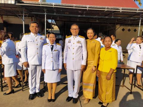 พิธีเจริญพระพุทธมนต์ถวายพระราชกุศล เนื่องในโอกาสพระราชพิธีสมมงคลพระชนมายุเท่าพระบาทสมเด็จพระพุทธยอดฟ้าจุฬาโลกมหาราชฯ