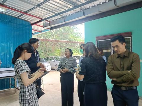 ร่วมรับการตรวจเยี่ยมคลินิกหมอครอบครัวองค์การบริหารส่วนตำบลนางรอง